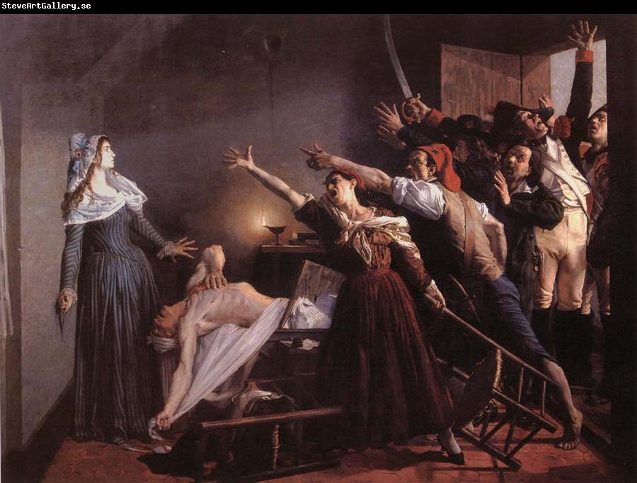 Weerts Jean Joseph l'Assassinat de Marat